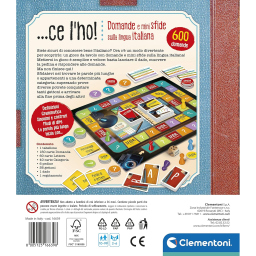 Clementoni Ce l'Ho – Gioco da Tavolo sulla Lingua Italiana