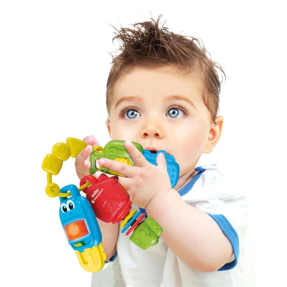 Clementoni Multi-Activity Keys – Chiavi Giocattolo Interattive 3-36 Mesi