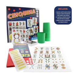Clementoni Cinquina – Gioco di Carte Napoletane e Piacentine per 2-10 Giocatori