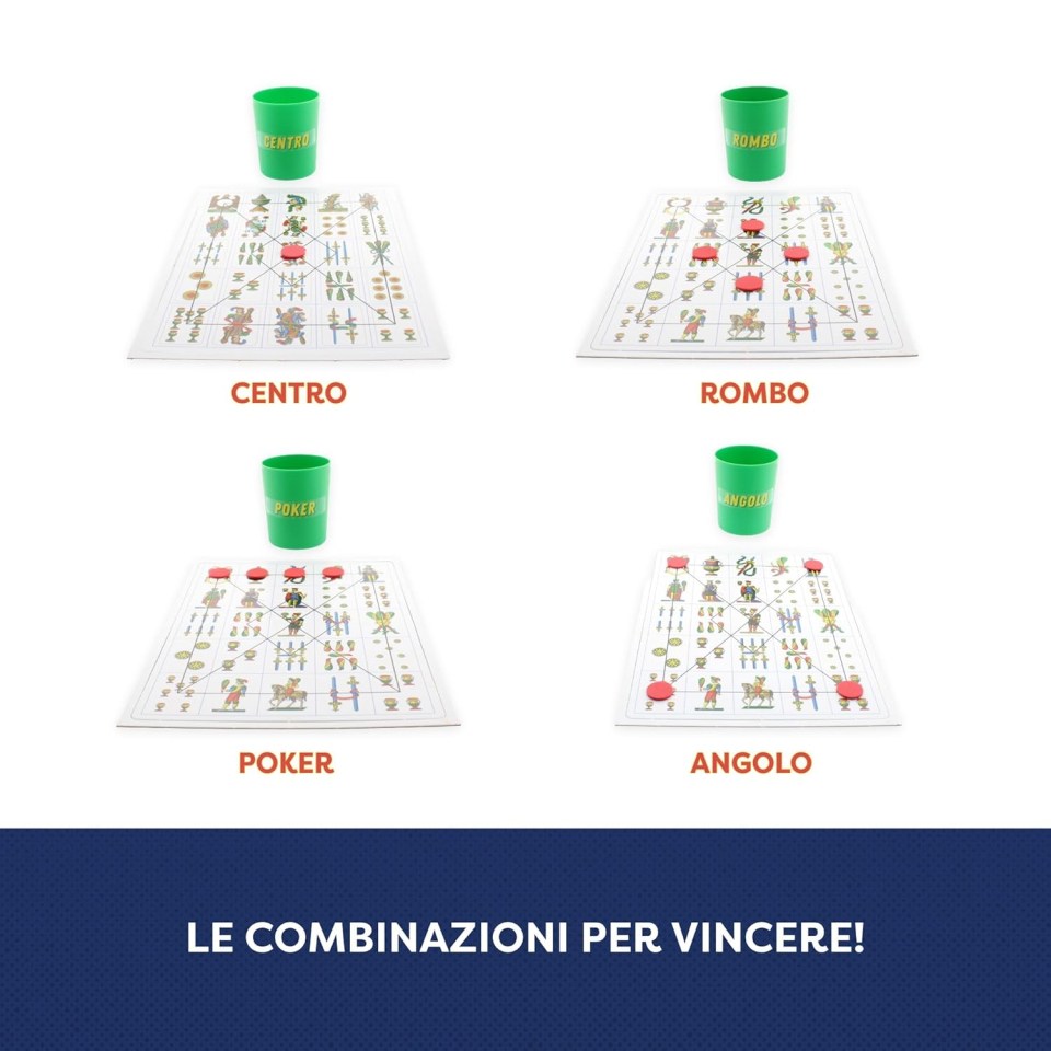 Clementoni Cinquina – Gioco di Carte Napoletane e Piacentine per 2-10 Giocatori