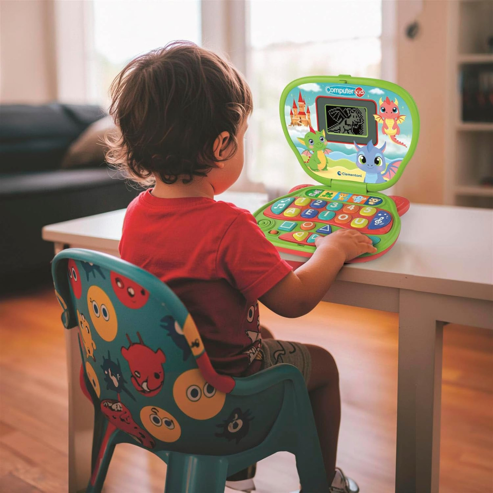 Clementoni Computer Kid Draghetto – Laptop Educativo dai 2 Anni