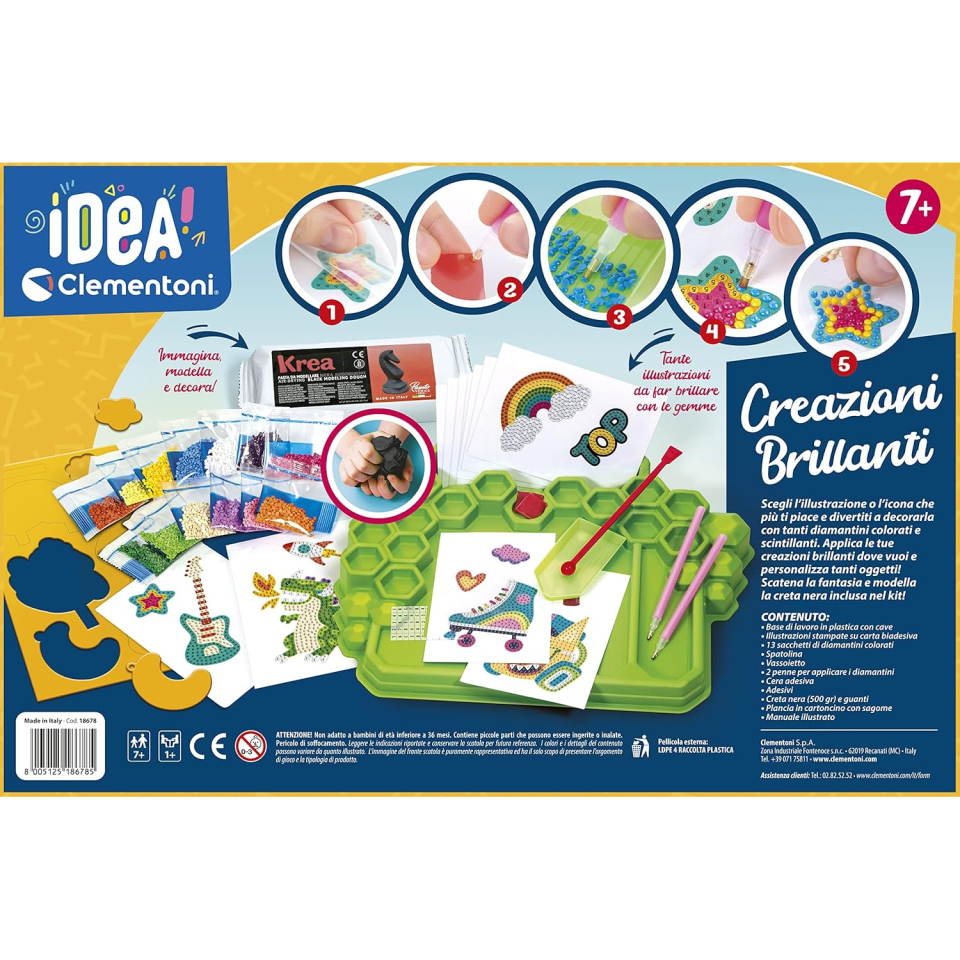 Clementoni Creazioni Brillanti – Kit Diamond Painting per Bambini