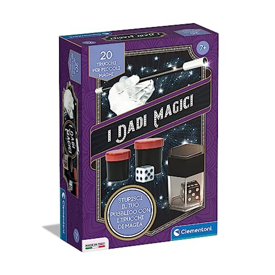 Clementoni Dadi Magici – Set 20 Trucchi di Magia per Bambini