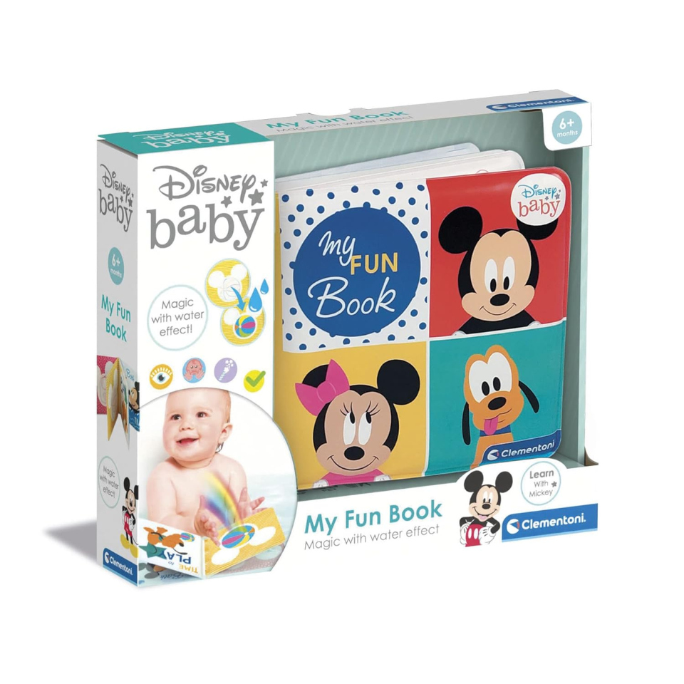 Clementoni Disney Baby My Fun Book – Libro Bagnetto dai 6 Mesi