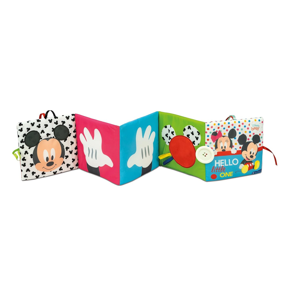 Clementoni Disney Baby - Libro Morbido Sensoriale 0+ Mesi