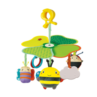Clementoni Easy-Peasy Travel Mobile – Giostrina da Passeggino e Culla