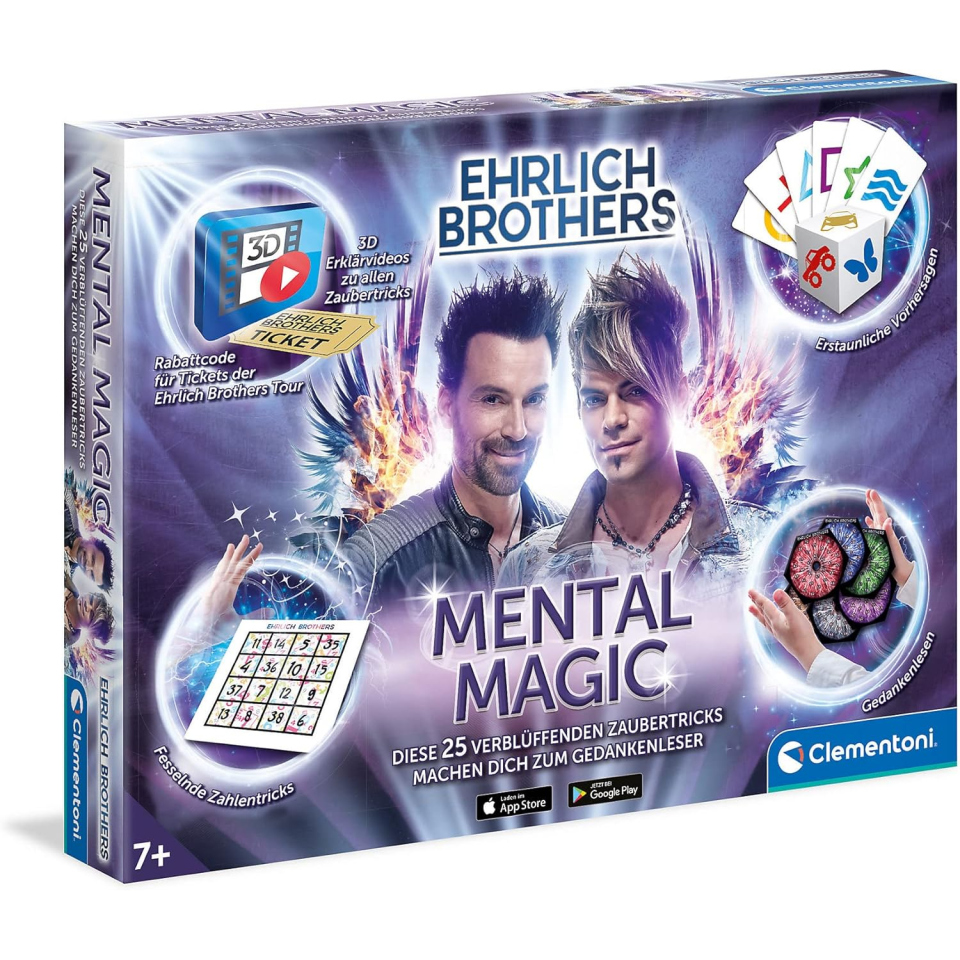 Clementoni Ehrlich Brothers Mental Magic – Set Magia Mentalismo dai 7 Anni