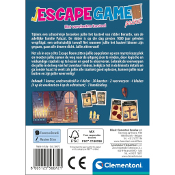 Clementoni Escape Game Castle – Gioco da Tavolo Enigmi e Indovinelli