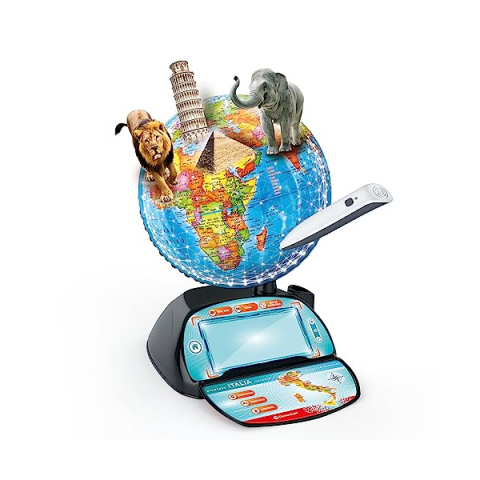 Clementoni Sapientino Esploramondo Real Time – Mappamondo Interattivo Bluetooth