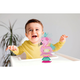 Clementoni Baby Fancy Flamingo – Sonaglino Fenicottero Interattivo 3m+