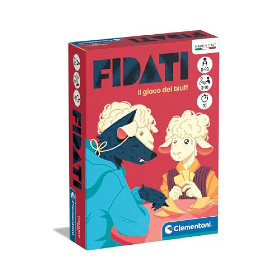 Clementoni Fidati – Gioco di Carte Bluff per Famiglia