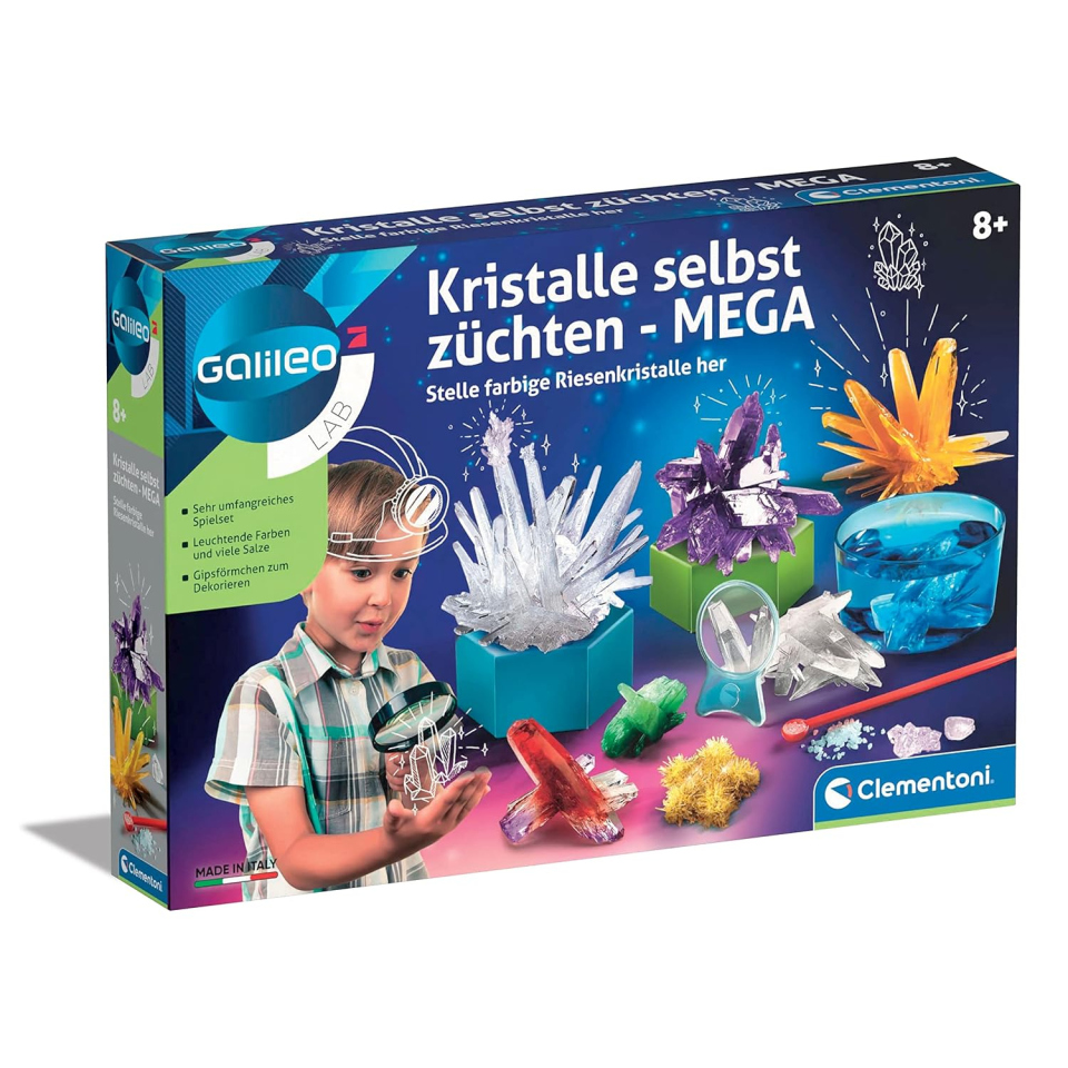 Clementoni Galileo – Kit Esperimenti Cristalli