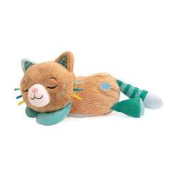 Clementoni Baby Gattino Morfeo – Peluche Interattivo con Fusa e Respirazione