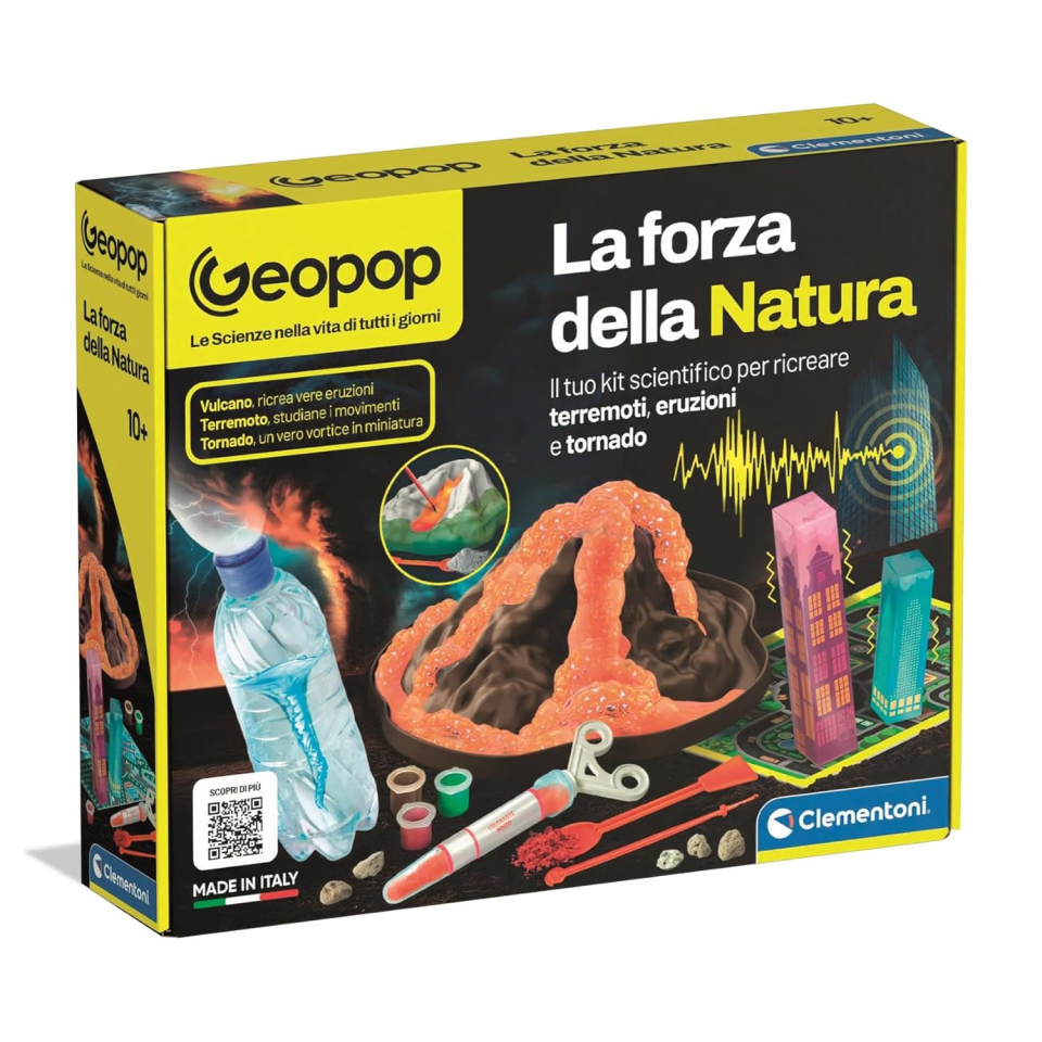 Clementoni x Geopop – La Forza della Natura, Kit Scientifico 10+