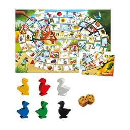 Clementoni Gioco dell'Oca Pocket – Carte da Tavolo per 2-6 Giocatori