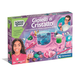 Clementoni Gioielli di Cristallo – Kit Scientifico Mineralogia 8+