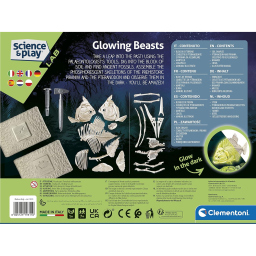 Clementoni Glowing Beasts – Kit Scavo Dinosauri Fosforescenti