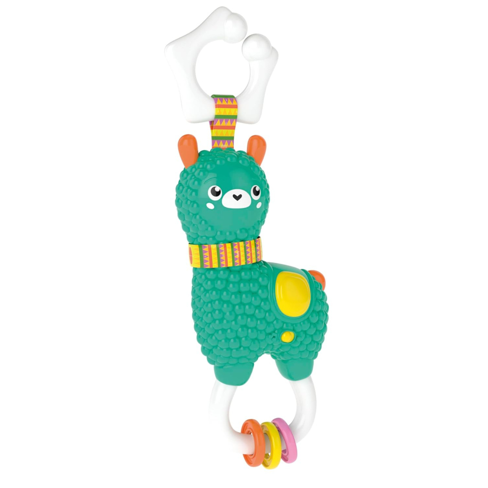 Clementoni Baby Happy Alpaca – Sonaglio Elettronico Neonati 3+ Mesi