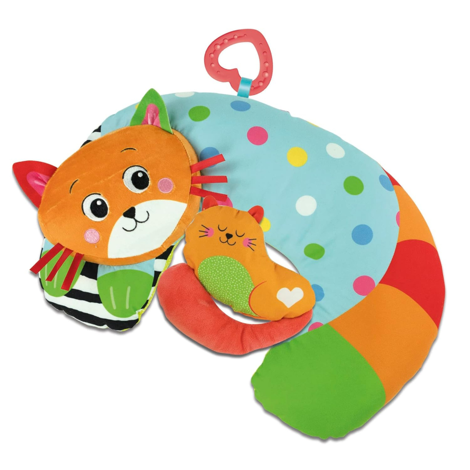 Clementoni Kitty Cat Cuscino Tummy Time per Neonati