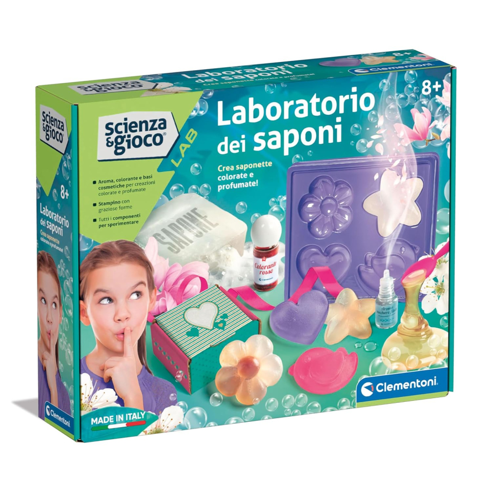 Clementoni Laboratorio dei Saponi - Kit Scientifico Saponette