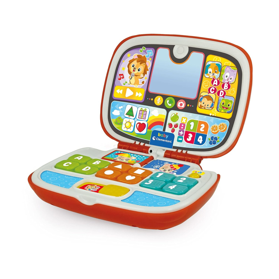 Clementoni Laptop Amici Animali – Computer Interattivo dai 9 Mesi