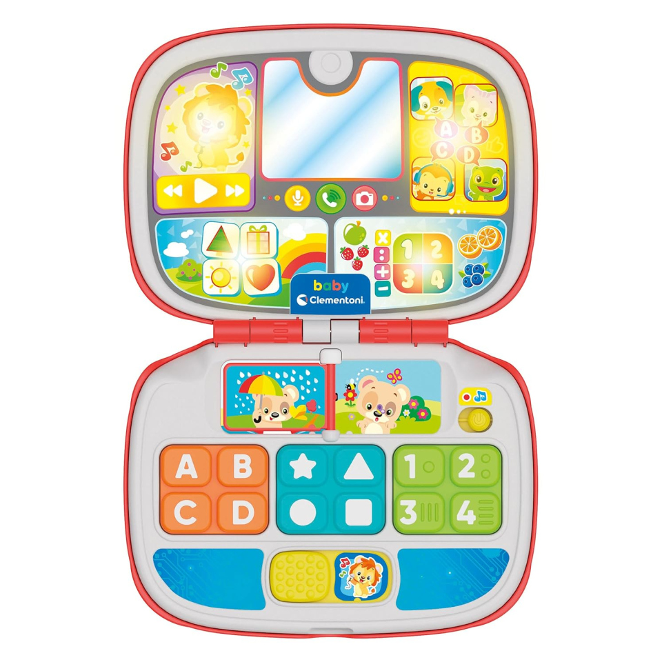 Clementoni Laptop Amici Animali – Computer Interattivo dai 9 Mesi