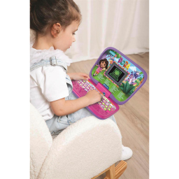 Clementoni Laptop Educativo Dora l'Esploratrice – 30 Attività
