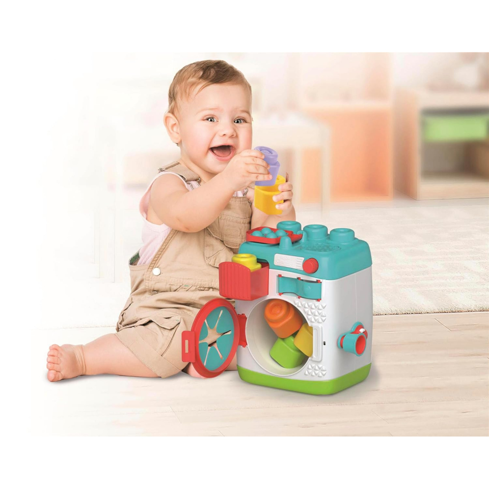 Clementoni Baby Lavatrice Sensoriale – Gioco Interattivo da 12 Mesi