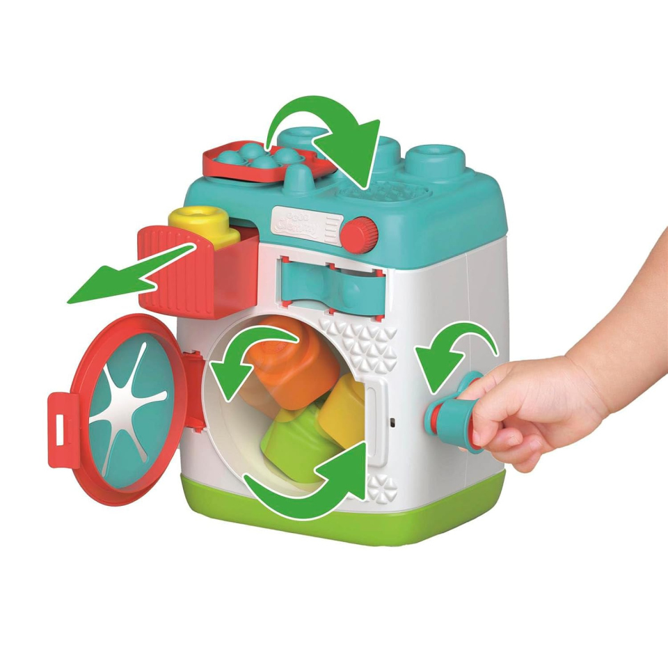 Clementoni Baby Lavatrice Sensoriale – Gioco Interattivo da 12 Mesi