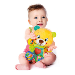 Clementoni Lele Coccole e Parole – Orsetto Peluche Parlante Interattivo