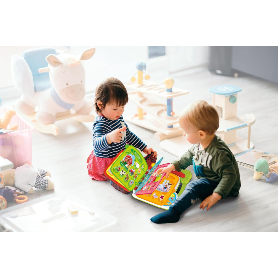 Clementoni Baby Scopro il Mondo – Libro Interattivo 100 Parole