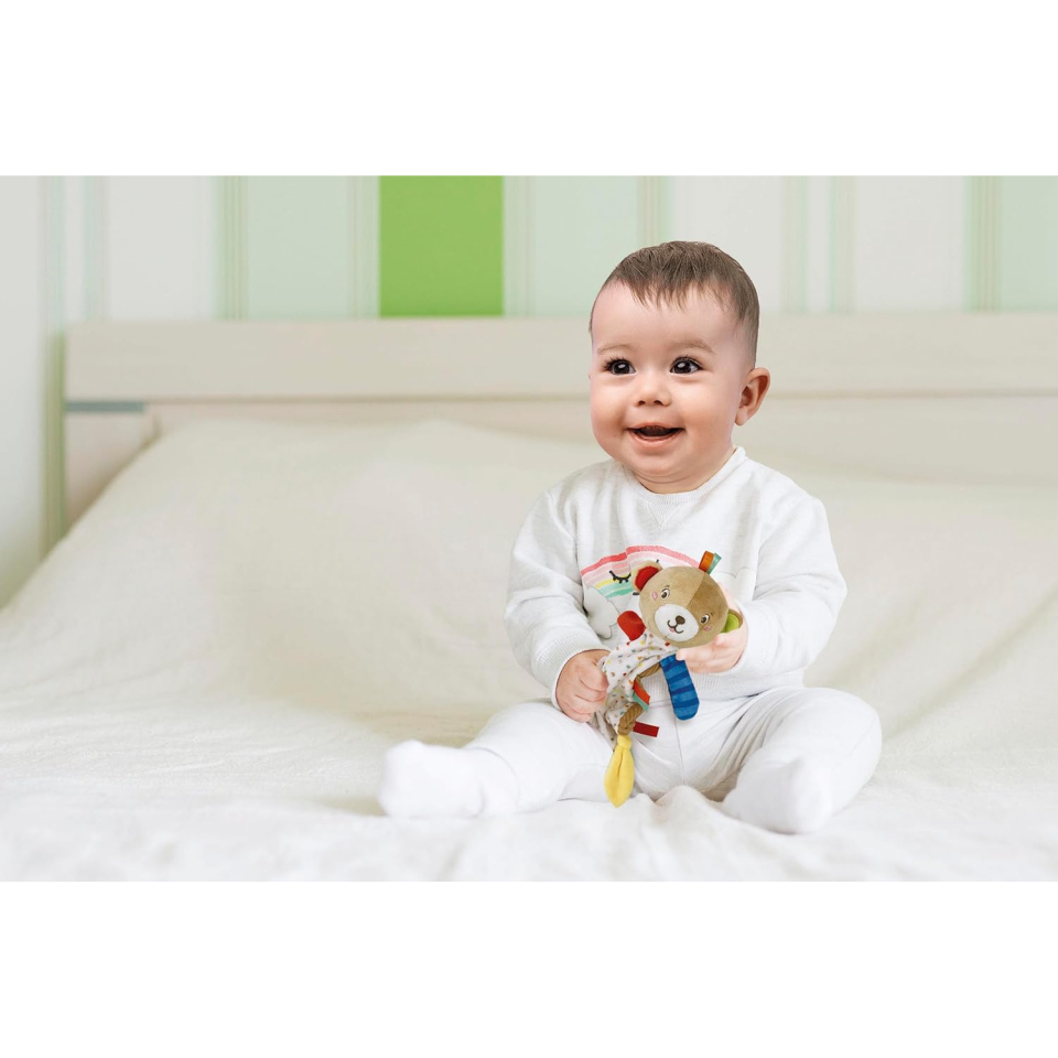 Clementoni Lovely Bear – Doudou Orsetto Comforter per Neonati