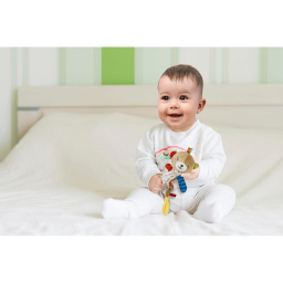 Clementoni Lovely Bear – Doudou Orsetto Comforter per Neonati