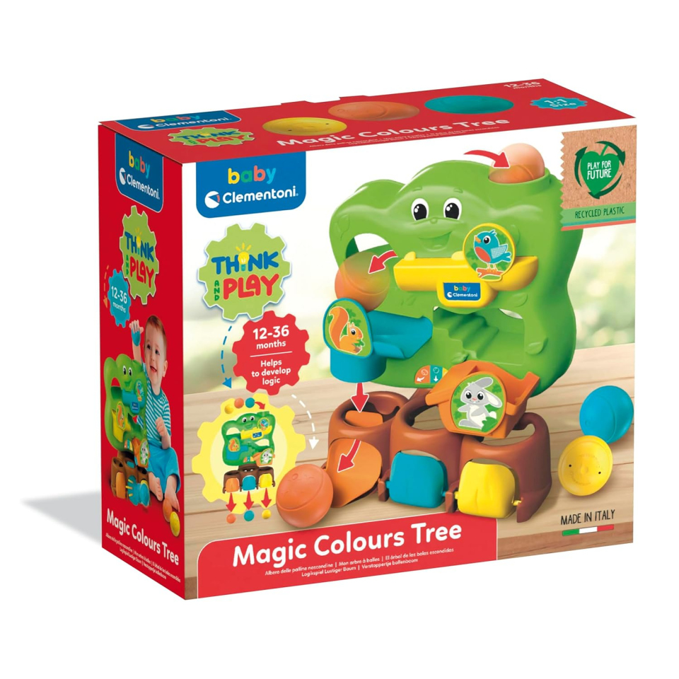 Clementoni Baby Magic Colours Tree – Albero delle Palline 12-36 Mesi