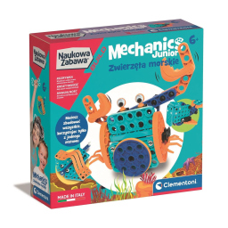 Clementoni Mechanics Junior Animali Marini - Set Costruzioni 130+ Pezzi