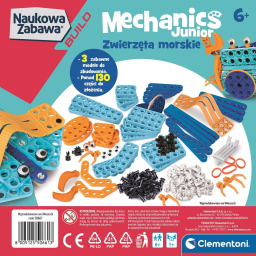 Clementoni Mechanics Junior Animali Marini - Set Costruzioni 130+ Pezzi