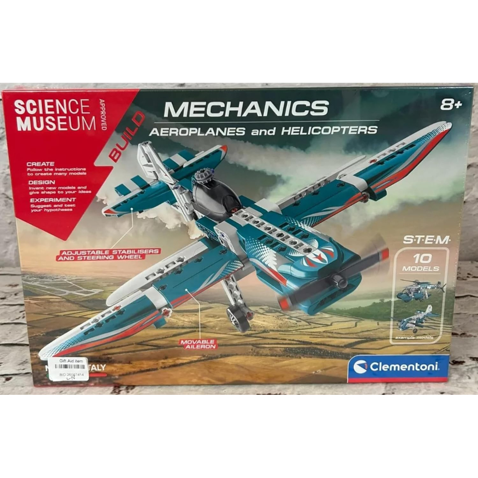 Clementoni Mechanics Lab – Kit Aerei ed Elicotteri