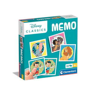Clementoni Memo Disney Classics – Gioco di Memoria 80 Tessere