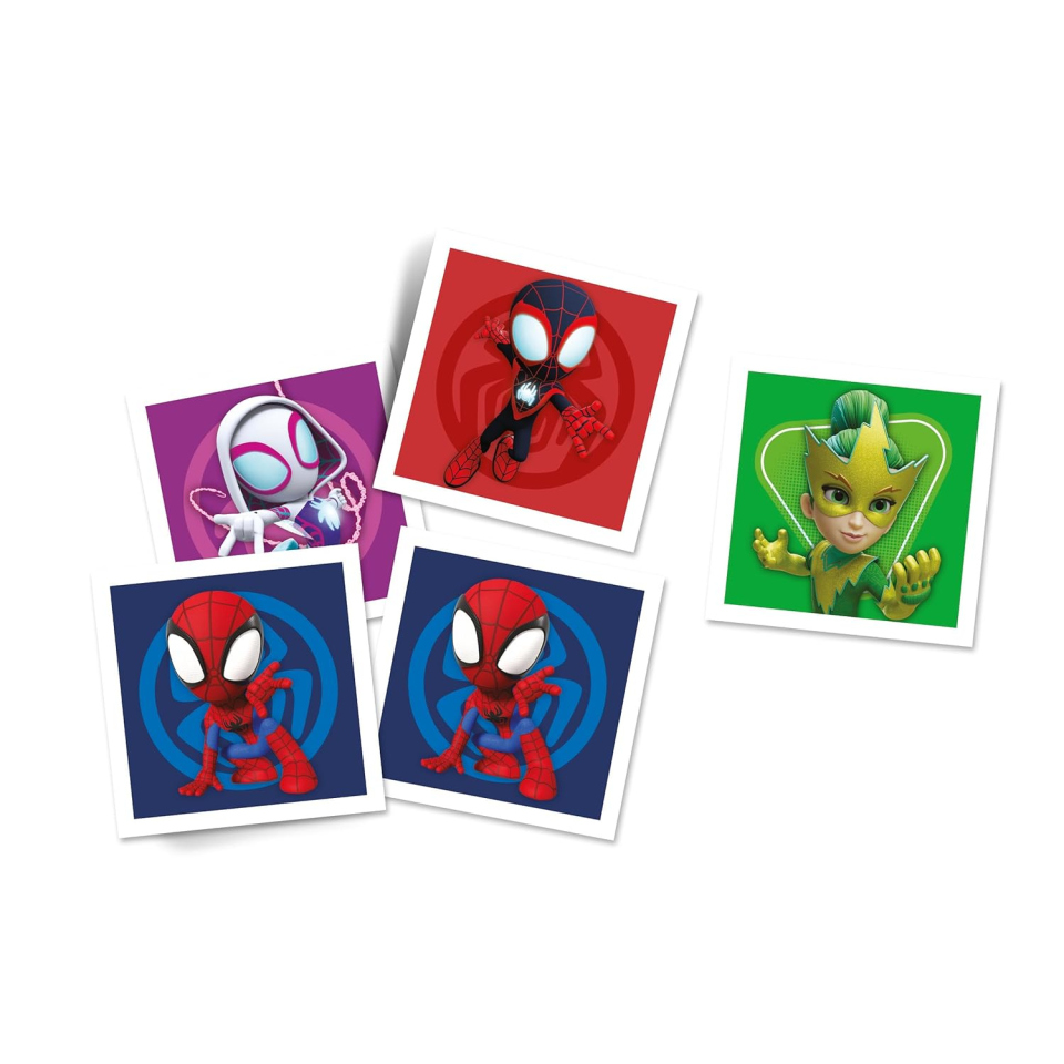 Clementoni Memo Pocket Marvel Spidey – Gioco di Memoria 48 Tessere