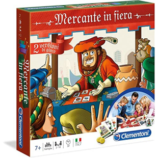 Clementoni Mercante in Fiera – Gioco da Tavolo con Tabellone e Monete