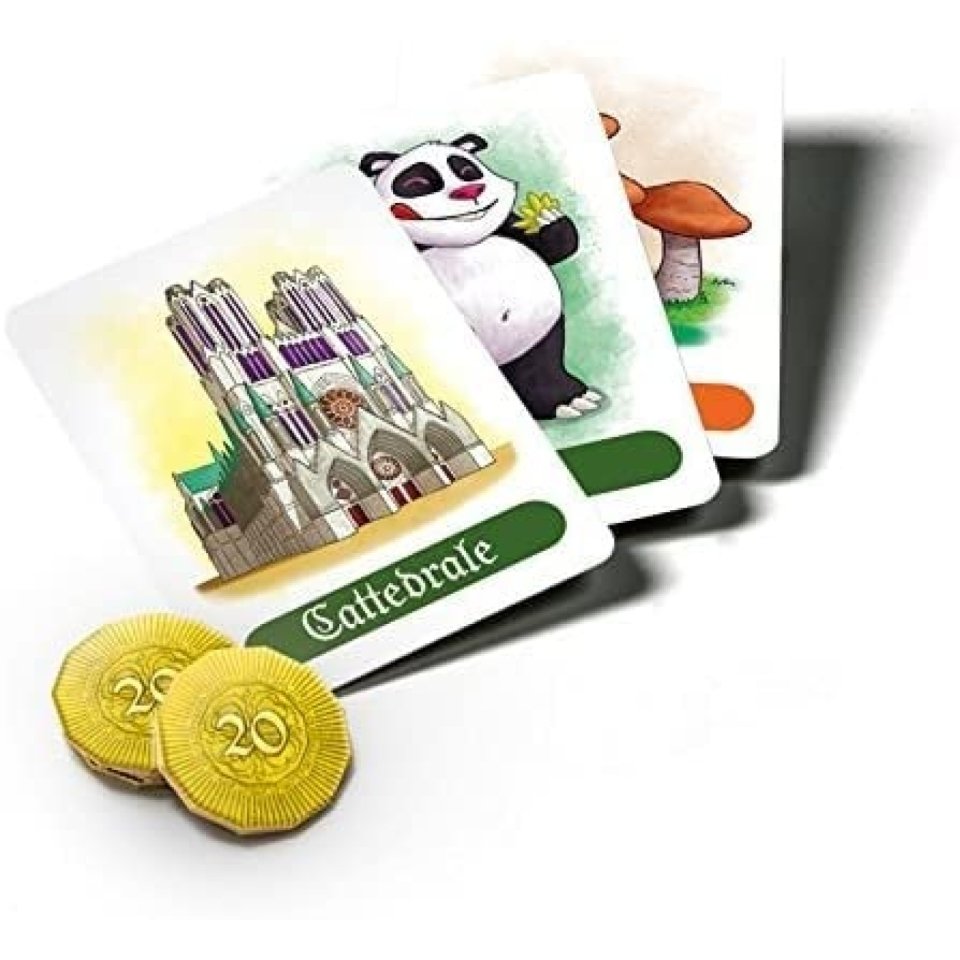 Clementoni Mercante in Fiera – Gioco da Tavolo con Tabellone e Monete