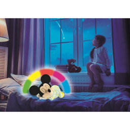 Clementoni Disney Baby Mickey - Peluche Rilassante con Luci e Suoni
