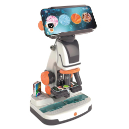 Clementoni Microscopio Smart AI con Telecamera Wi-Fi – Scienza e Gioco 8+