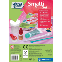 Clementoni Scienza e Gioco Lab – Mini Set Smalti per Bambine