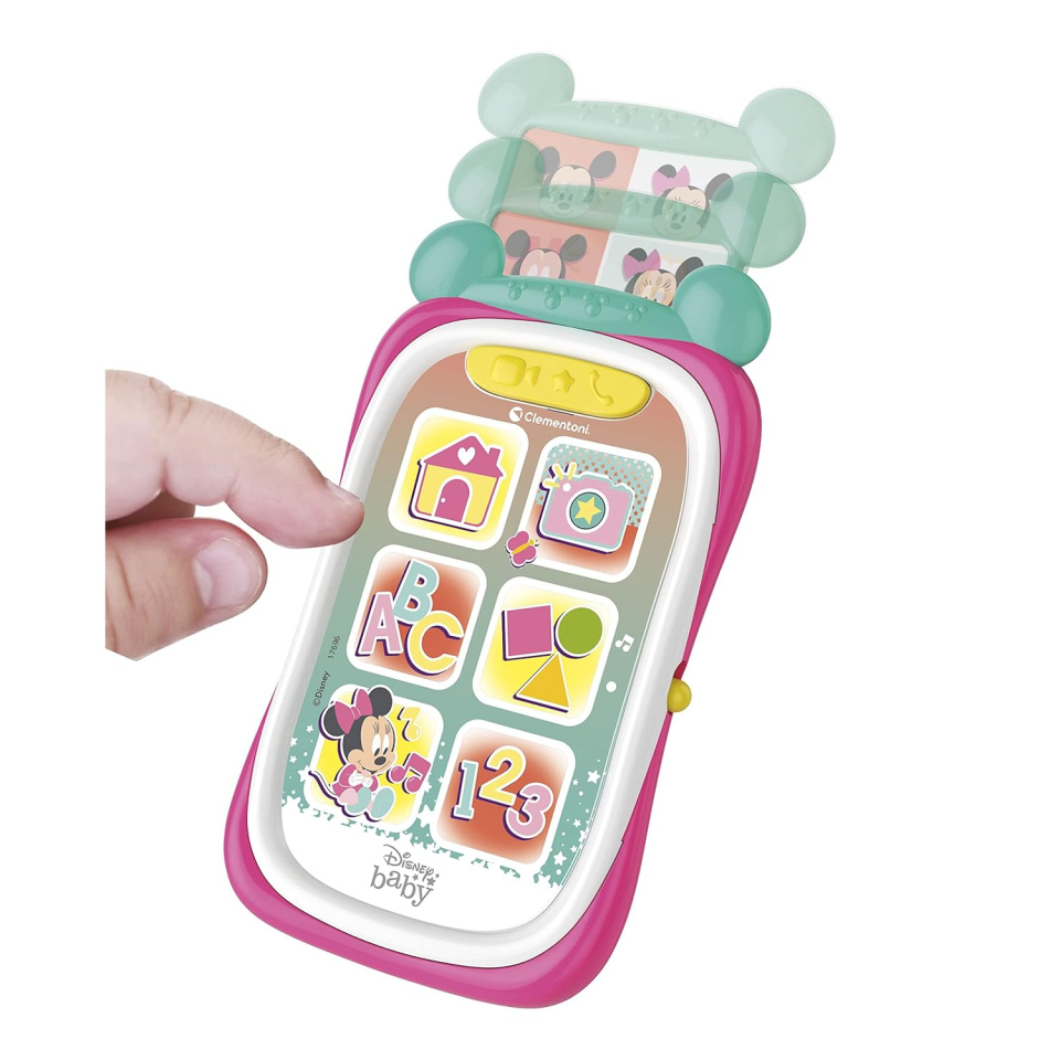 Clementoni Disney Baby Minnie – Smartphone Giocattolo dai 9 Mesi