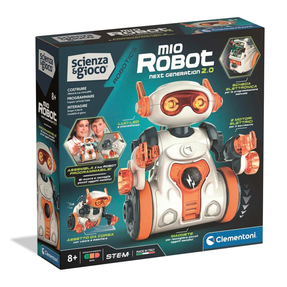 Clementoni Mio Robot 2.0 – Kit Robotica Educativa 8+