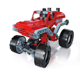 Clementoni Scienza e Gioco Build – Monster Trucks, Kit Meccanica 200+ Pezzi