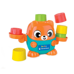 Clementoni Baby Montessori Orsetto Bilancia con Tronchetti Colorati