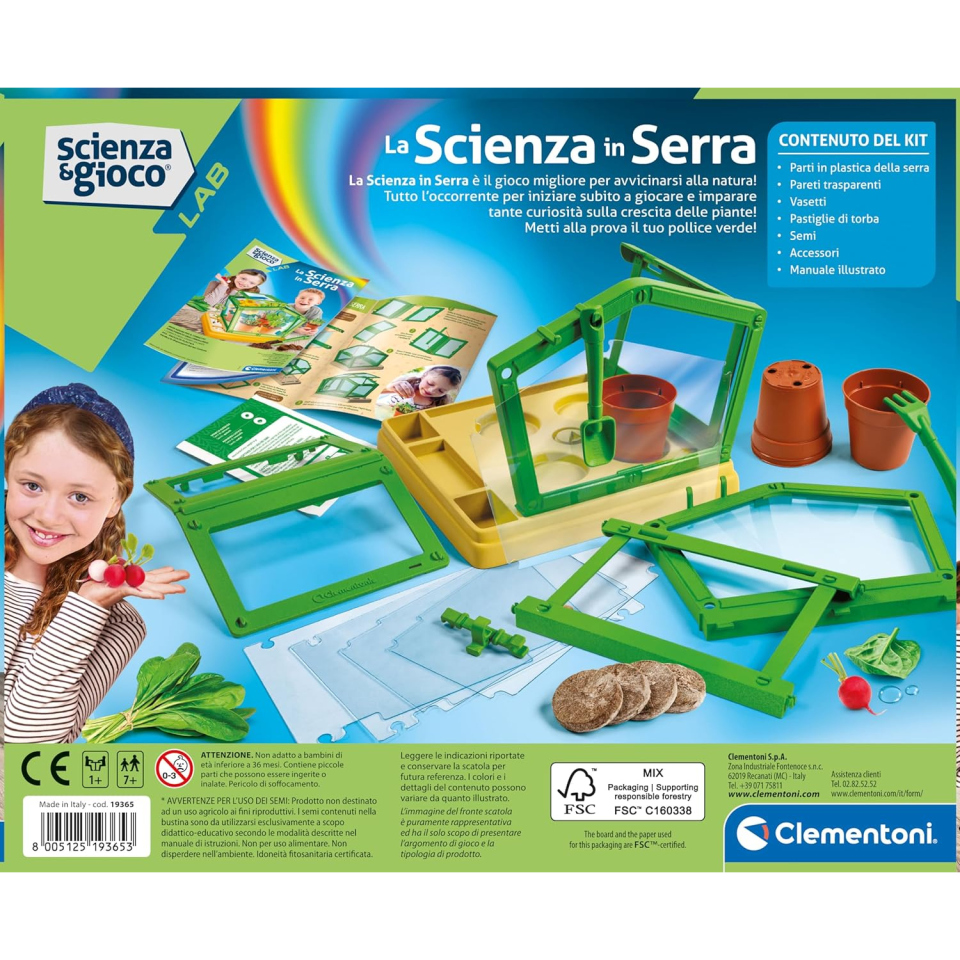 Clementoni Orto Botanico – Serra Scientifica per Bambini