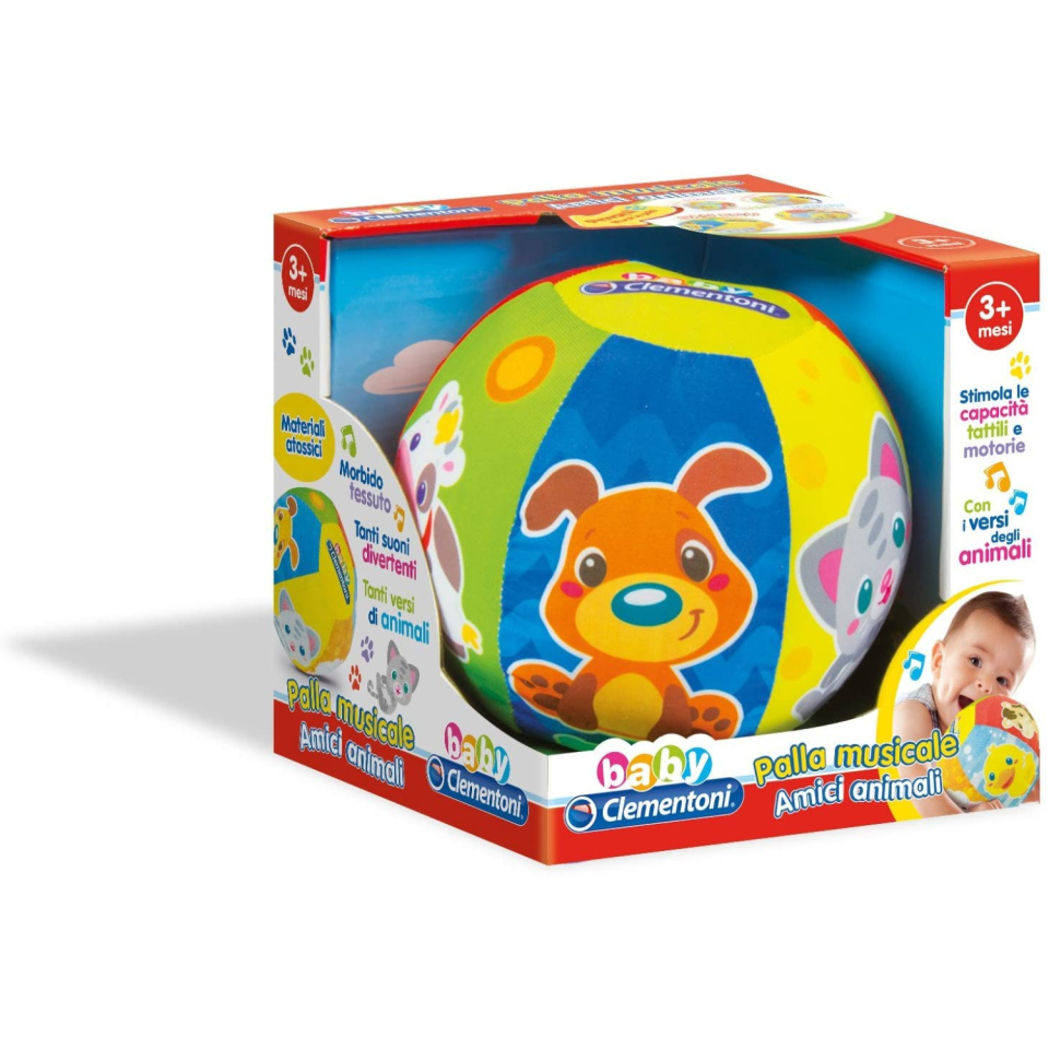 Clementoni Baby Palla Musicale Amici Animali